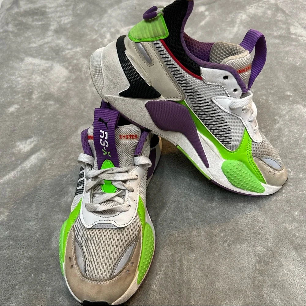 Puma Buzz Lightyear - Puma RS-X Bold‎ Size 5.5C AUTHENTIC DISNEY Running Shoe